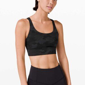 Lululemon Energy Bra Long Line Camo 6